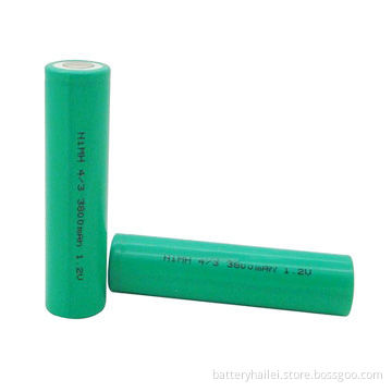 NiMH H-4/3A Battery with 1.2V Voltage and 3800mAh Capacity
